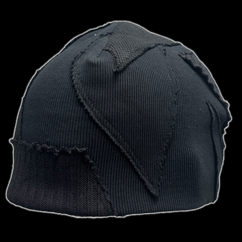 KNIT PATCHWORK BEANIE